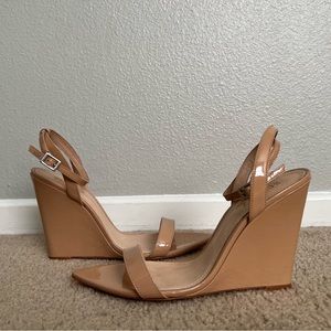 SCHUTZ Nude Wedge -Size 8.5